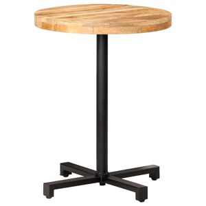 vidaXL bistrobord &Oslash;60x75 cm rund ru mangotr&aelig;