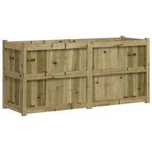 vidaXL plantekasse 150x50x70 cm impr&aelig;gneret fyrretr&aelig;