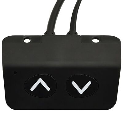 vidaXL stel til motoriseret hæve-/sænkebord højdejustérbar hvid