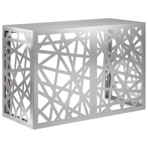 vidaXL Air Conditioner Cover S&oslash;lv 90 x 40 x 60 cm Galvaniseret st&aring;l