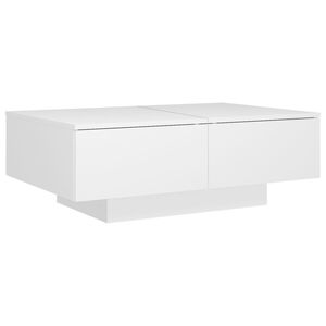 vidaXL sofabord 90x60x31 cm konstrueret tr&aelig; hvid