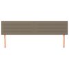vidaXL sengegavle 2 stk. 80x5x78/88 cm stof gr&aring;brun