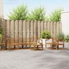 vidaXL Udend&oslash;rs sofagruppe 7 pcs Naturfarvet Massivt Akacietr&aelig;