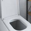 vidaXL Toilet s&aelig;de Hvid 47,5 x 35 x 3,6 cm Duroplast