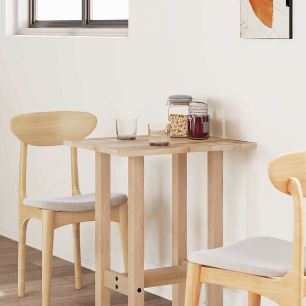 vidaXL bordplade 60x50x2 cm massivt akacietræ rektangulær