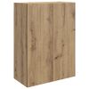 vidaXL V&aelig;gmonteret skab Artisan-eg 66 x 34,5 x 90 cm Konstrueret tr&aelig;