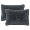 vidaXL Pudebetr&aelig;k 2 pcs HEERLEN Antracit 50 x 80 cm PV Fleece