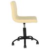 vidaXL drejelige spisebordsstole 2 stk. fl&oslash;jl cremefarvet