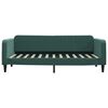 vidaXL daybed 90x200 cm velour m&oslash;rkegr&oslash;n