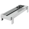 vidaXL Kyllingefodertrug S&oslash;lv 80 x 28 x 13.5 cm Galvaniseret st&aring;l