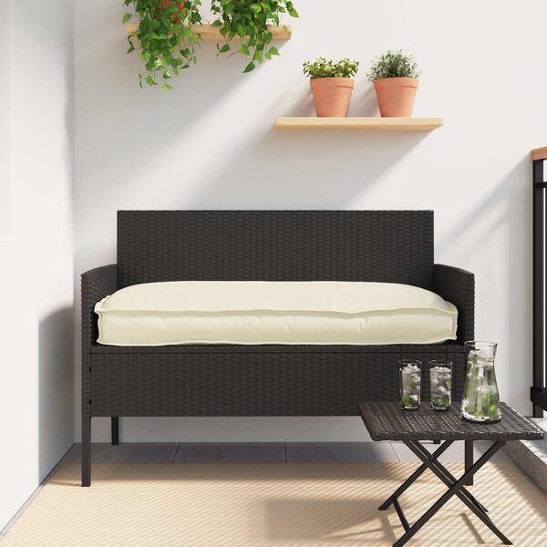 vidaXL Palle Pudesæt 2 pcs Creme 150 x 40 x 8 cm Oxford stof