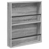 vidaXL Magasin Rack 2 pcs Gr&aring; Sonoma 60 x 12 x 70 cm Konstrueret tr&aelig;