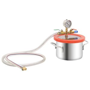 vidaXL vakuumkammer 3,7 l rustfrit st&aring;l