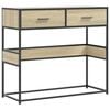 vidaXL konsolbord 90x35x80 cm konstrueret tr&aelig; sonoma-eg