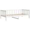 vidaXL daybed 90x200 cm massivt fyrretr&aelig; hvid