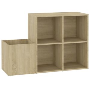 vidaXL skoskab 105x35,5x70 cm konstrueret tr&aelig; sonoma-eg