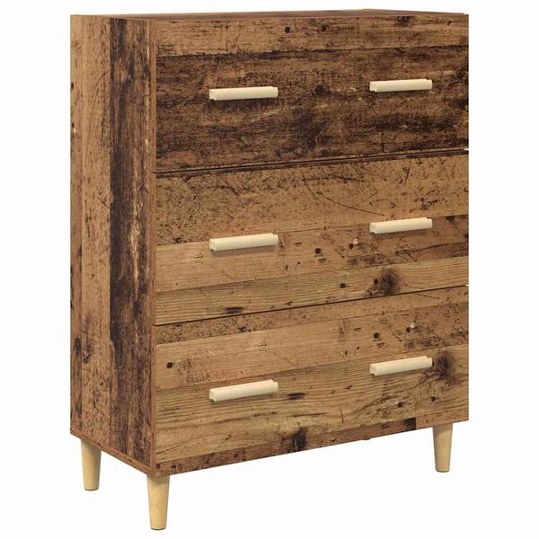 vidaXL Sideboard Gammelt tr&aelig; 69,5 x 34 x 90 cm Konstrueret tr&aelig;