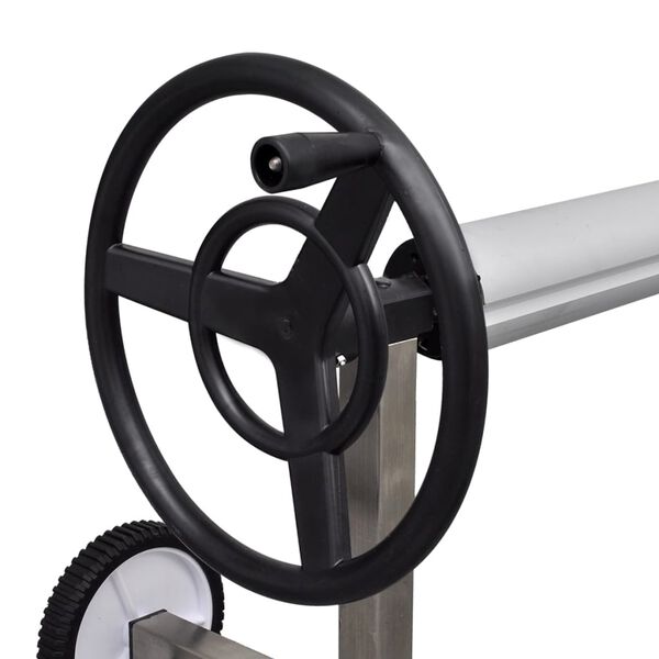 vidaXL opruller til poolovertr&aelig;k fod i rustfrit st&aring;l