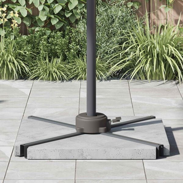 vidaXL Parasolfod S&oslash;lv 23 x 14 x 6 cm