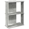 vidaXL bogreol 60x30x80 cm 3 hylder konstrueret tr&aelig; betongr&aring;