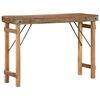vidaXL Endebord Brun 110 x 35 x 76 cm Solid genbrugs tr&aelig;