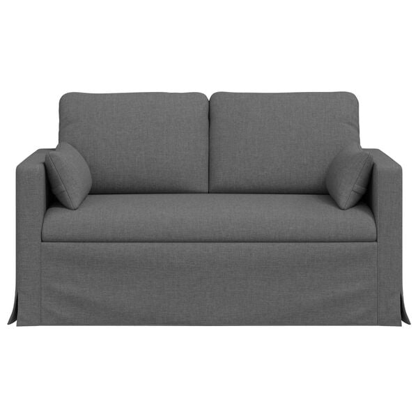 vidaXL Sofa M&oslash;rkegr&aring; Samlede dimensioner: 139 x 78 x 80 cm (B x D x H)