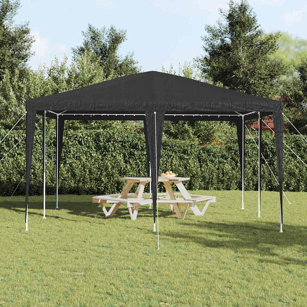 vidaXL Party Tent Anthracit og hvid 400 x 400 x 266 cm