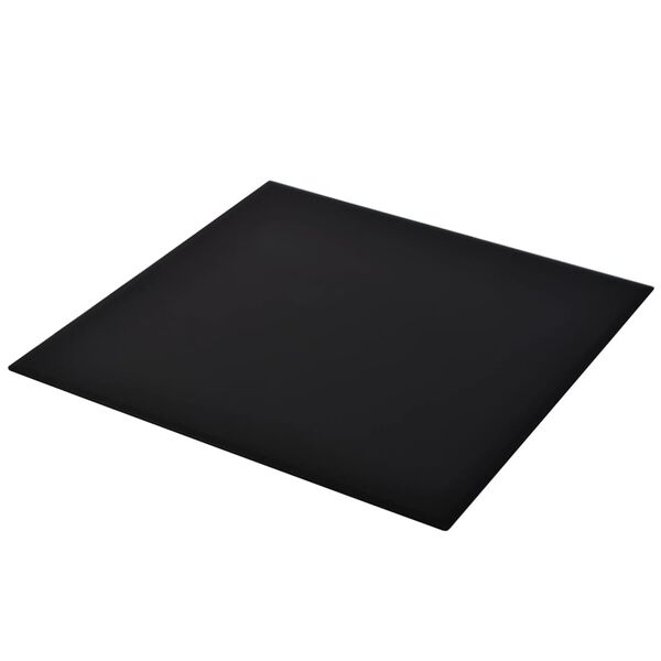 vidaXL bordplade hærdet glas firkantet 800 x 800 mm