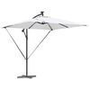 vidaXL Kantilever bananparasol Sandfarvet 249 x 249 x 250 cm