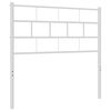 vidaXL udskiftningsgavl 90 cm metal hvid