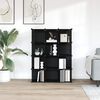 vidaXL kubeformede opbevaringskasser 12 stk. PP sort