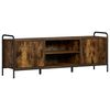 vidaXL TV-skab 133 x 33 x 50 cm R&oslash;get eg Konstrueret tr&aelig;