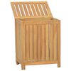 vidaXL vasket&oslash;jskurv 50x35x60 cm massivt teaktr&aelig;