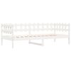vidaXL daybed uden madras 90x190 cm massivt fyrretr&aelig; hvid
