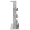 vidaXL Magasin Rack Beton Gr&aring; 70 x 41 x 126 cm Konstrueret tr&aelig;