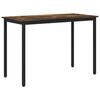 vidaXL Spiseborde 110 x 55 x 75 cm Konstrueret tr&aelig; R&oslash;get eg
