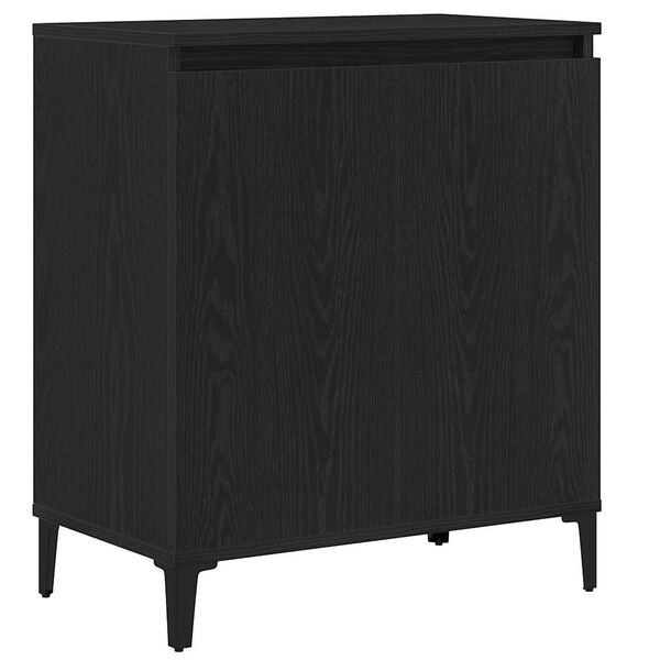 vidaXL Sideboard Sort eg 60 x 35 x 70 cm Konstrueret tr&aelig;