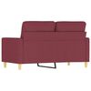 vidaXL 2-personers sofa 120 cm stof vinr&oslash;d