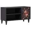 vidaXL Opbevaringsskabe Flerfarvet 80 x 31,5 x 46 cm Massivt mangotr&aelig;