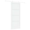 vidaXL Skyded&oslash;r 86 x 211 cm Konstrueret tr&aelig; Hvid