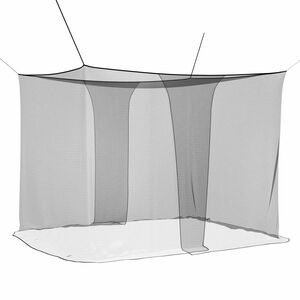 vidaXL Myggenet til seng 156 mesh Sort 220 x 180 x 180 cm Polyester
