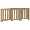 vidaXL radiatorskjuler 205x21,5x83,5 cm konstrueret tr&aelig; egetr&aelig;sfarve