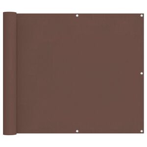 vidaXL Altan Sk&aelig;rm Brun 90 x 200 cm Oxford stof
