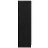 vidaXL Garderobeskab Sort eg 82,5 x 51,5 x 180 cm Konstrueret tr&aelig;