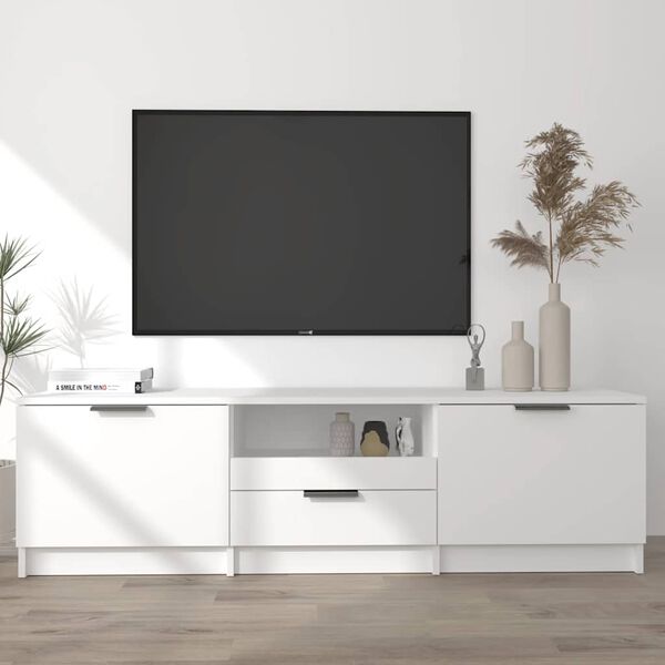 vidaXL TV-skab hvid 140x35x40 cm konstrueret tr&aelig;