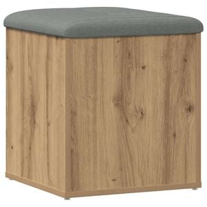 vidaXL opbevaringsb&aelig;nk 42x42x45 cm konstrueret tr&aelig; kunsteg