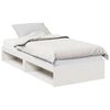 vidaXL daybed med madras 80x200 cm massivt fyrretr&aelig; hvid