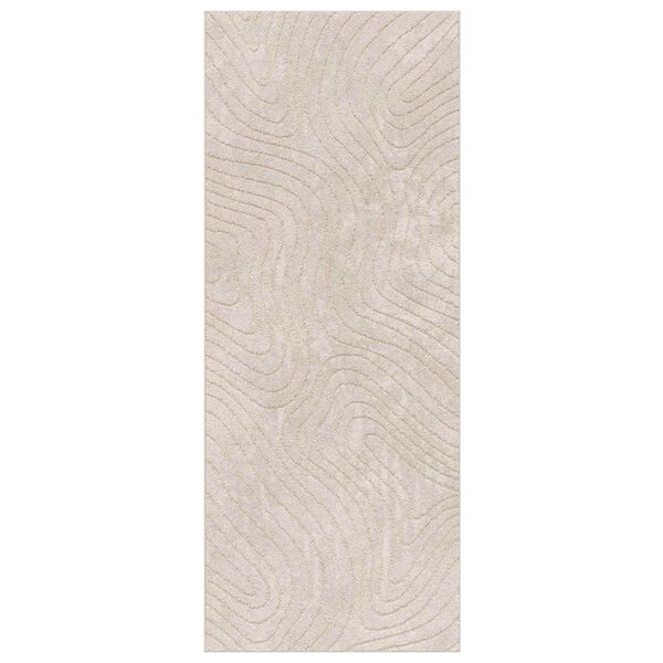 vidaXL Omr&aring;det&aelig;pper Rektangul&aelig;r PALMERAS Beige 200 x 80 cm Polyester