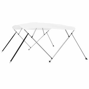 vidaXL biminitop med 4 buer 243x180x137 cm hvid