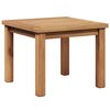 vidaXL Sofabord Brun 45 x 45 x 36 cm Massiv Teaktr&aelig;